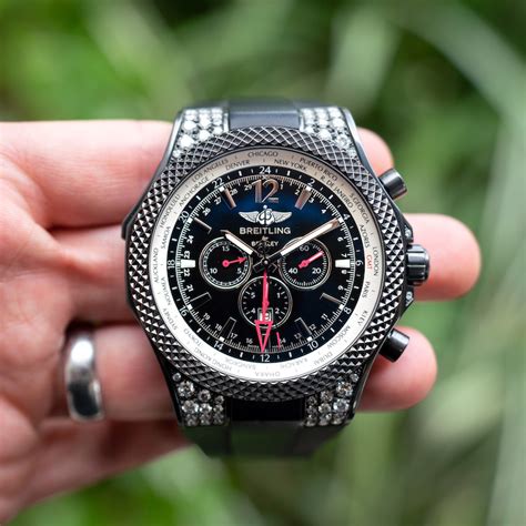 breitling bentley gmt midnight carbon replica|breitling watches.